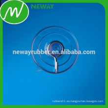 Vaina de metal transparente de PVC calificada Adhensive Suction Cup